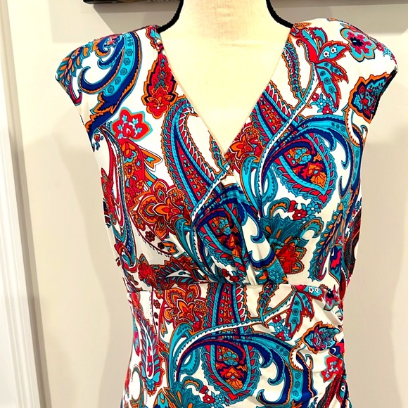 Ralph Lauren Paisley Dress - Picture 2 of 8